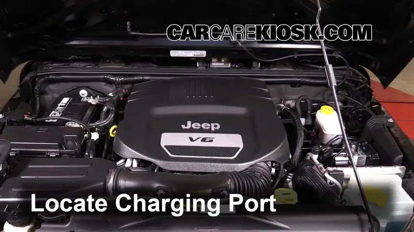 2014 Jeep Wrangler Sport 3.6L V6 Air Conditioner Recharge Freon